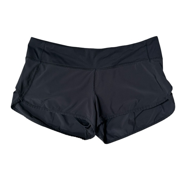Lululemon Speed Short *4-way Stretch 2.5" in Black, Size 10 W7578S - Picture 5 of 10